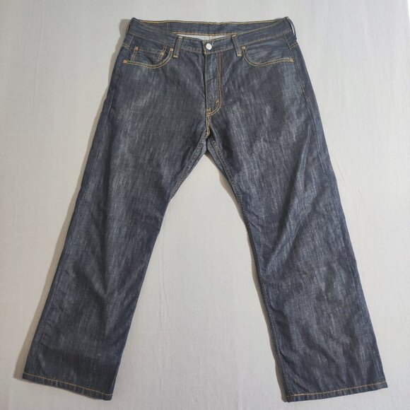 Levi's 569 Loose Fit Straight Jeans Men's Size W34/L30 Dark Ink Blue Colour - Picture 1 of 14